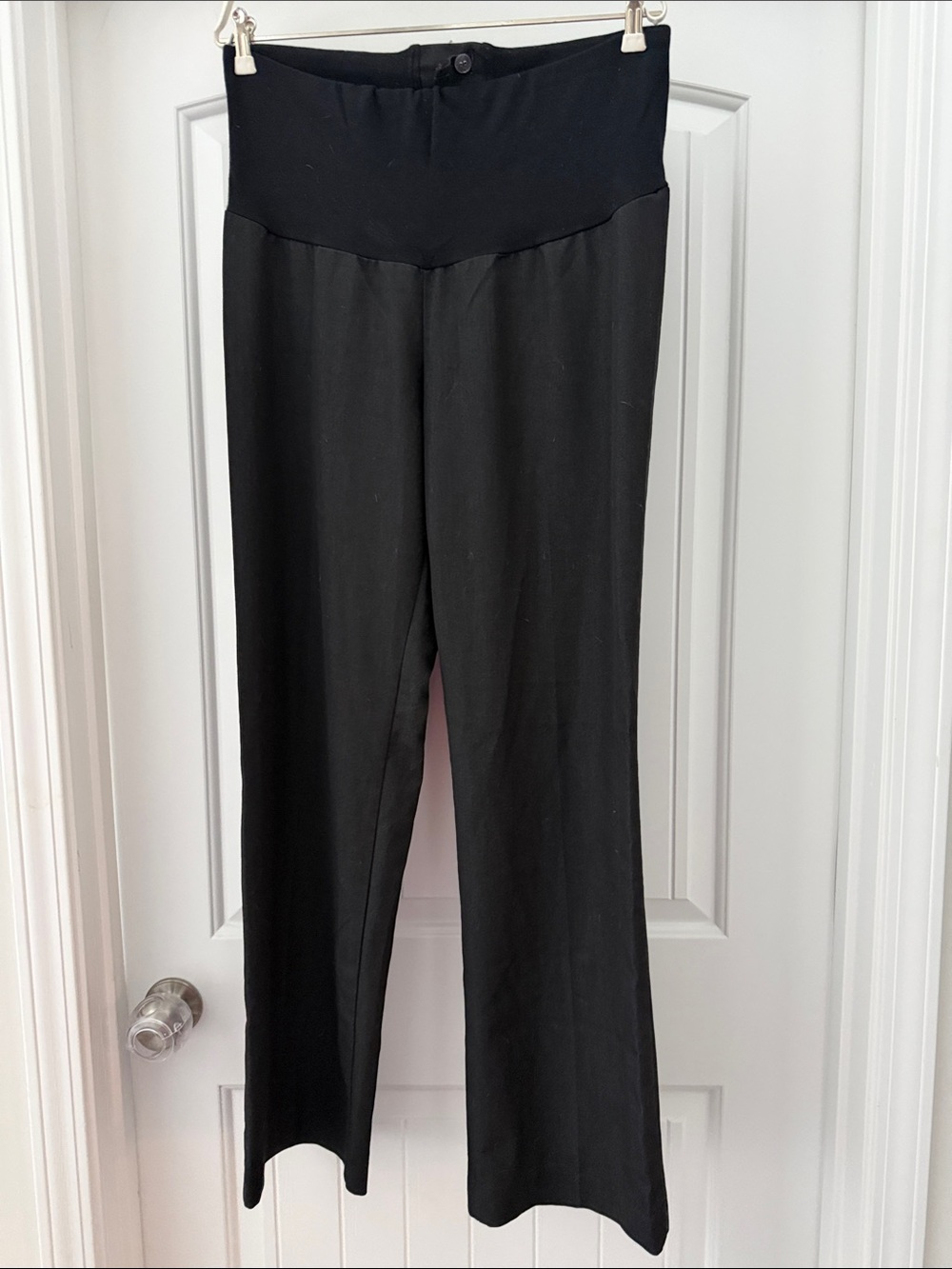 Maternity wide leg work pants